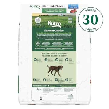 Nutro Natural Choice Large Breed Puppy Dry Dog Food, Lamb and Brown Rice Recipe, 30 lbs.