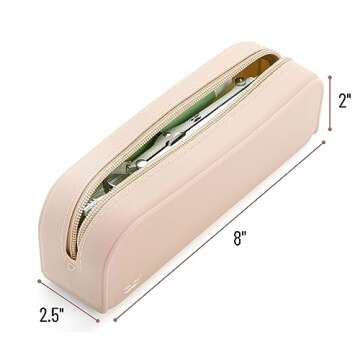 Mr. Pen- Silicone Pencil Case, Malibu Dune Color Pencil Pouch, Pencil Case Small, Pencil Pouch Aesth...