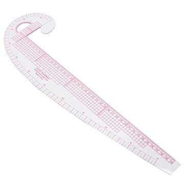 Kifdiifgoso 1PC Plastic French Curve Metric Sewing Ruler Measure for Dressmaking Tailor Grading Curve Rule Pattern Making Tool