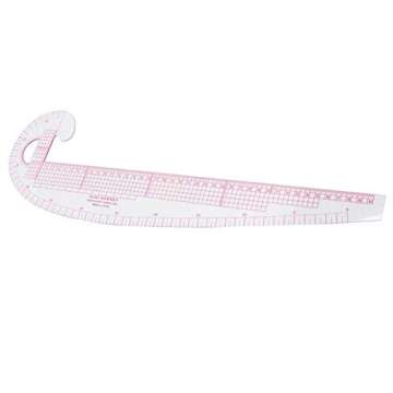 Kifdiifgoso 1PC Plastic French Curve Metric Sewing Ruler Measure for Dressmaking Tailor Grading Curve Rule Pattern Making Tool