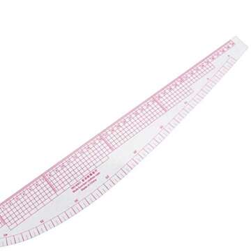 Kifdiifgoso 1PC Plastic French Curve Metric Sewing Ruler Measure for Dressmaking Tailor Grading Curve Rule Pattern Making Tool