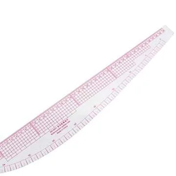 Kifdiifgoso 1PC Plastic French Curve Metric Sewing Ruler Measure for Dressmaking Tailor Grading Curve Rule Pattern Making Tool
