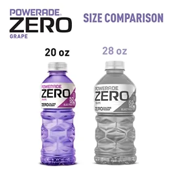 POWERADE Zero Sugar Grape Sports Drink Pack of 8