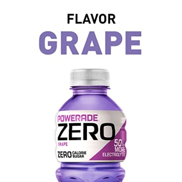 POWERADE Zero Sugar Grape Sports Drink Pack of 8