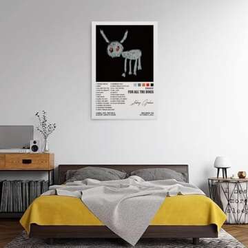 YELLOWV Drake Canvas Poster for Room Aesthetic Decor