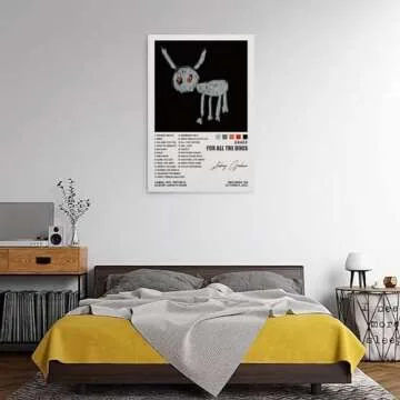 YELLOWV Drake Canvas Poster for Room Aesthetic Decor