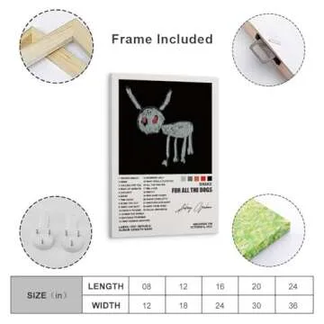 YELLOWV Drake Canvas Poster for Room Aesthetic Decor