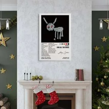 YELLOWV Drake Canvas Poster for Room Aesthetic Decor