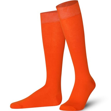 Mysocks Orange Tall Socks for Cosplay & Daily Wear