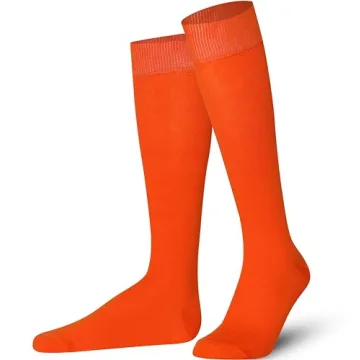 Mysocks Orange Tall Socks for Cosplay & Daily Wear