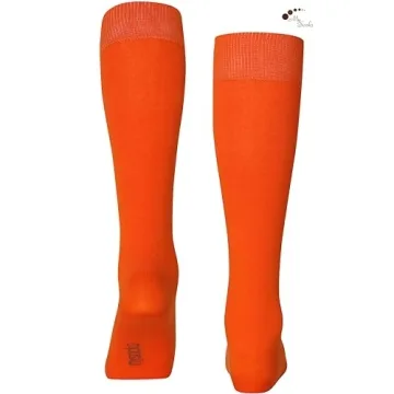 Mysocks Orange Tall Socks for Cosplay & Daily Wear