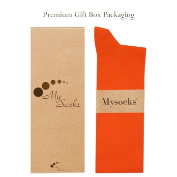 Mysocks Orange Tall Socks for Cosplay & Daily Wear