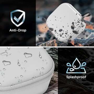 FPVtosky Carrying Case for DJI NEO, Porable Travel Storage Bag for DJI NEO Drone Aceessories (for DJI NEO, Black)