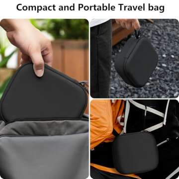 FPVtosky Carrying Case for DJI NEO, Porable Travel Storage Bag for DJI NEO Drone Aceessories (for DJI NEO, Black)