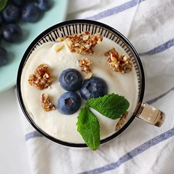 Joeyan Amber Glass Coffee Mugs – Elegant Set of 2