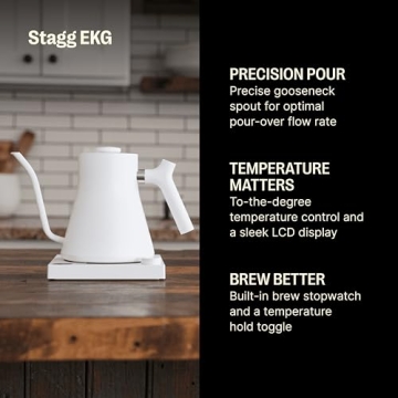 Fellow Stagg EKG Electric Gooseneck Kettle Precision Brewing