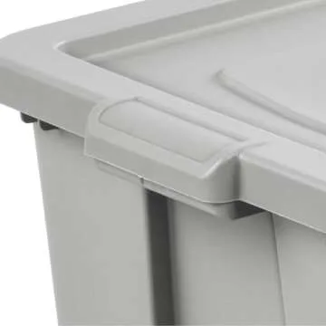 Durable Sterilite 4 Pack Tuff1 Storage Totes - 30 Gallon