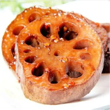 Qyz@ Chinese Hu Bei Special Leisure Snack Food: Spicy Halide Lotus Root(840g)