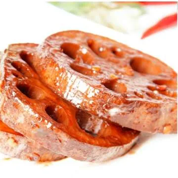 Qyz@ Chinese Hu Bei Special Leisure Snack Food: Spicy Halide Lotus Root(840g)