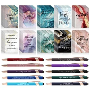 120 Pcs Employee Appreciation Gifts Set - Notebooks, Pens & More