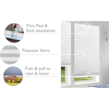 Redi Shade Easy Lift Cordless Cellular Blackout Window Shades