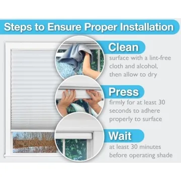 Redi Shade Easy Lift Cordless Cellular Blackout Window Shades