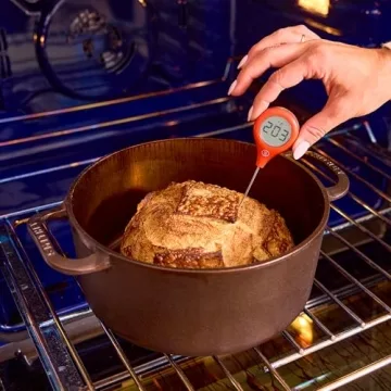 ThermoWorks ThermoPop 2 - Best Value Instant Read Thermometer - Cayenne Pepper Red