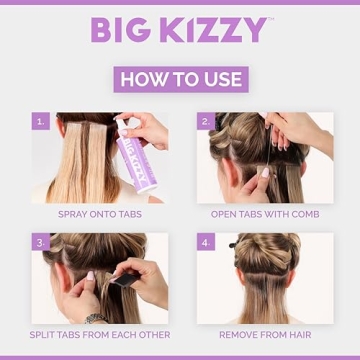 Big Kizzy Tape in Extension Remover System for Fast Results