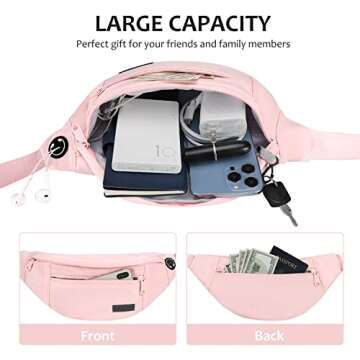 MAXTOP Crossbody Fanny Pack for Men and Women