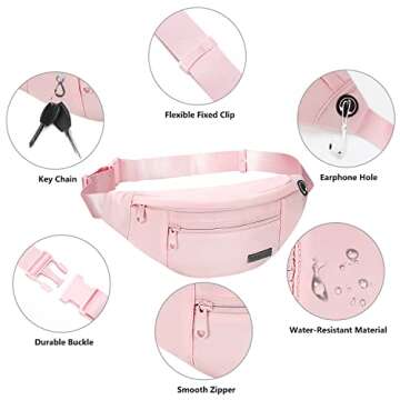 MAXTOP Crossbody Fanny Pack for Men and Women