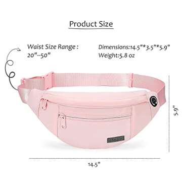 MAXTOP Crossbody Fanny Pack for Men and Women