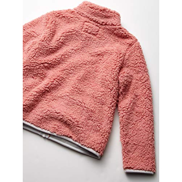 Amazon Essentials Girls' Sherpa Fleece Jacket - Mauve