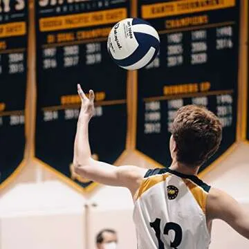 Dakapal Official Size 5 Indoor Competitive Volleyball, Professional Soft Volleyball (Without Pump)