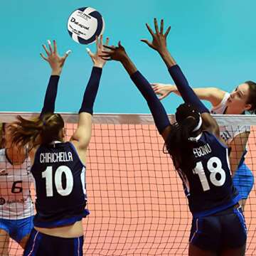 Dakapal Official Size 5 Indoor Competitive Volleyball, Professional Soft Volleyball (Without Pump)