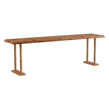 Lavish Home Bamboo Sink Shelf - Countertop Organizer Kitchen, Bathroom, Bedroom, Office - Space-Savi...