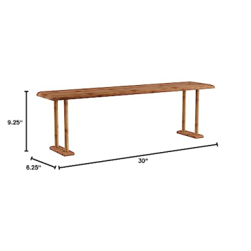 Lavish Home Bamboo Sink Shelf - Countertop Organizer Kitchen, Bathroom, Bedroom, Office - Space-Saving Storage for Soap, Sponges, and Cleaners