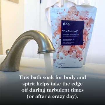 goop Beauty Martini Detox Bath Soak | Stress Relief Bath Salts