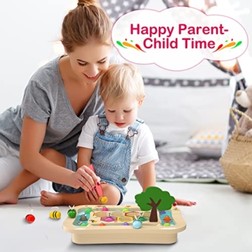 SmileBank Wooden Montessori Toys for 2-4 Year Olds