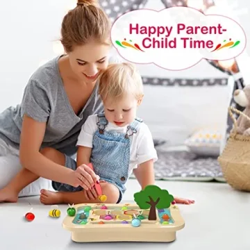 SmileBank Wooden Montessori Toys for 2-4 Year Olds