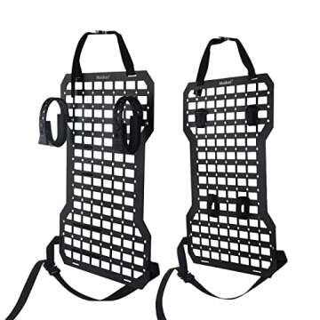 MAIKER Tactical Rigid Molle Insert Panels For Vehicles Car Seat Back Organizer Rifle Gun Rack Tactic...