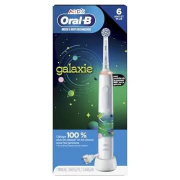 Oral-B Kids Electric Toothbrush - Galaxy Design with Pressure Sensor & Timer
