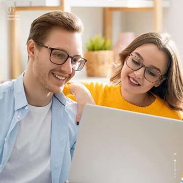 Ultralight Blue Light Glasses for Women - 99% Protection Computer Glasses for All Day Comfort - Anti...