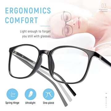 Ultralight Gaoye Blue Light Glasses - 99% Eye Protection