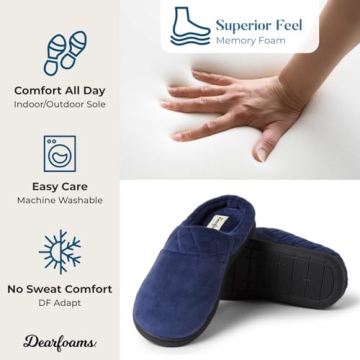 Comfortable Indoor/Outdoor Slippers by Dearfoams