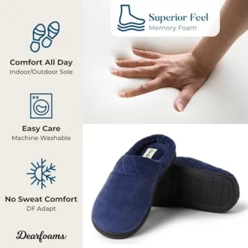 Comfortable Indoor/Outdoor Slippers by Dearfoams