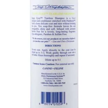 Chris Christensen Happy Eyes Tearless Dog Shampoo 16oz