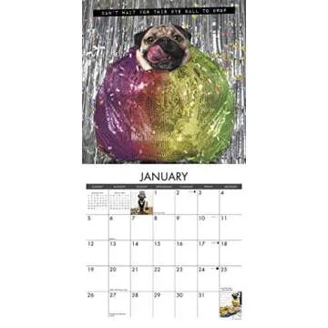 Doug the Pug 2020 Wall Calendar (Dog Breed Calendar)