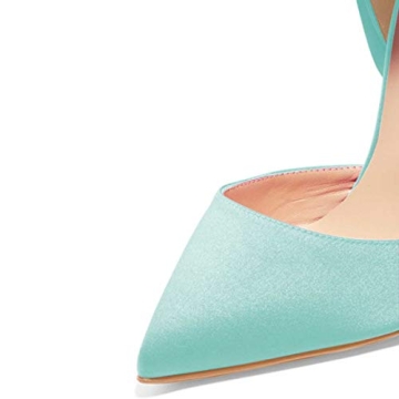 Elegant FSJ Women Strappy Ankle Wrap Sandals in Turquoise