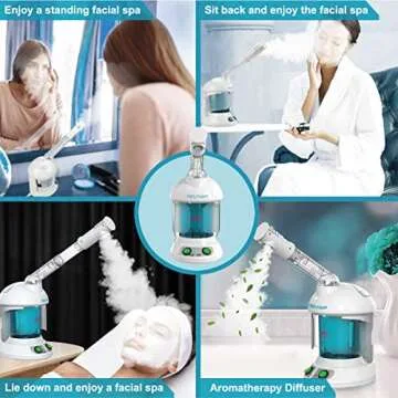 DENFANY Facial Steamer - 35 Minutes of Comfort Steam