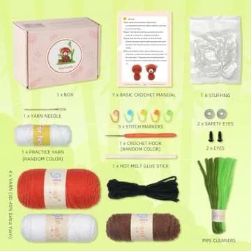 Gipony Crochet Kit for Beginners - Create Adorable Stuffed Animals Easily!